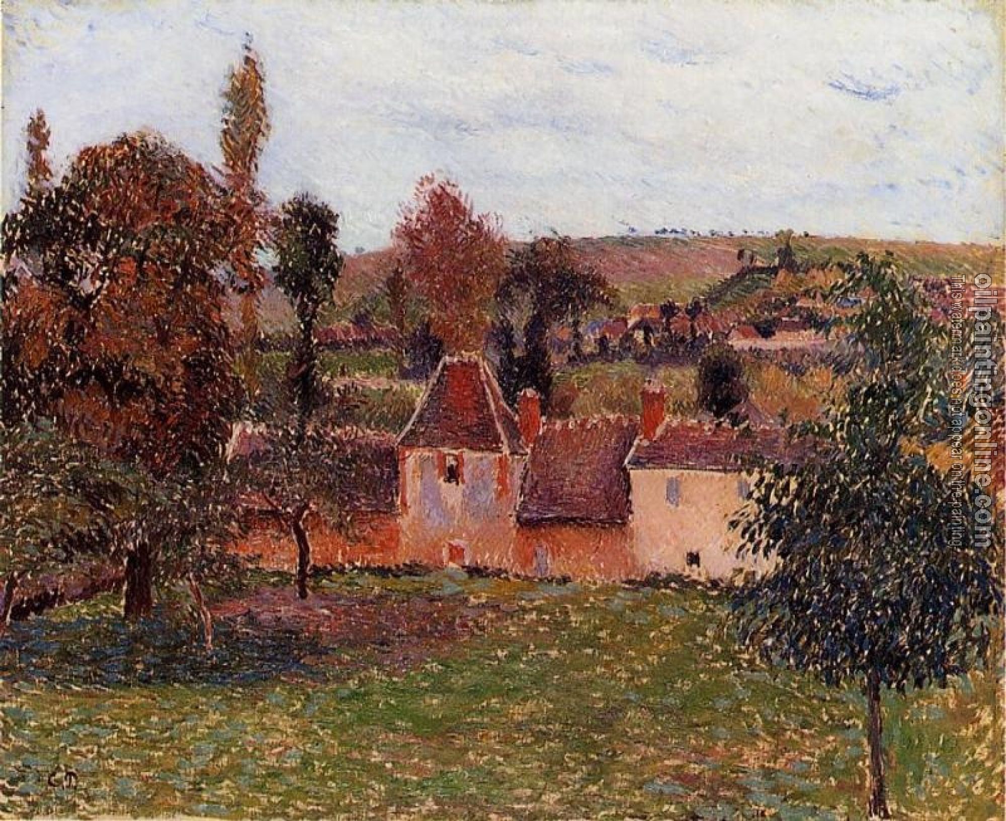 Pissarro, Camille - Farm at Basincourt
